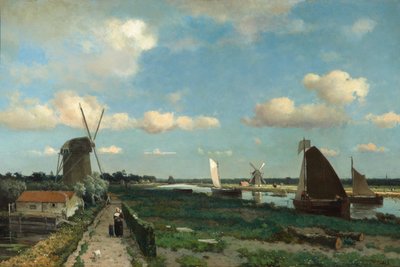 The Trekvliet de Jan Hendrik Weissenbruch